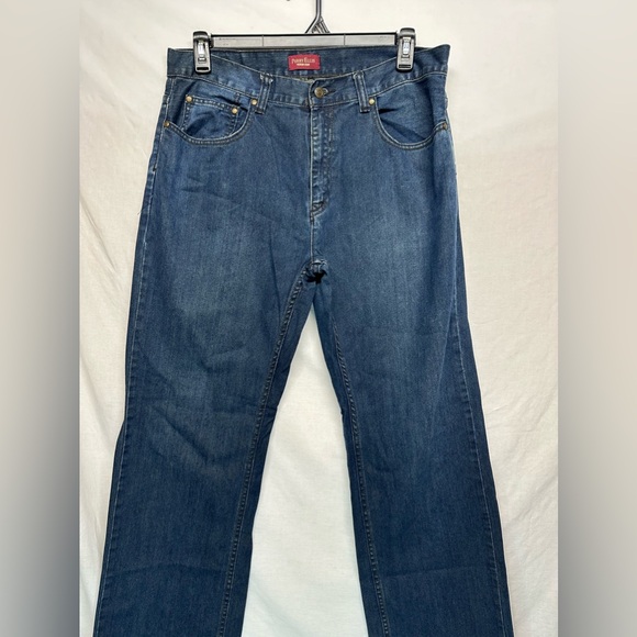 Men’s Perry Ellis Premium Denim Jeans - Size‎ 34x30 - Dark Wash 100% Cotton - Picture 9 of 12